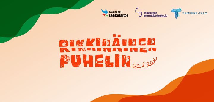Rikkinäinen puhelin -musiikkiteatteriesityksen mainos.