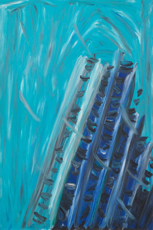 Martha Diamond, Wind, 1986