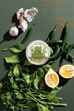 Baba Foodsin tuoteuutuus Green Hummus tuli markkinoille keväällä 2019.