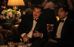 Brad Pitt plays Jack Conrad and Diego Calva plays Manny Torres in Babylon from Paramount Pictures.
© 2022 Paramount Pictures. All Rights Reserved.