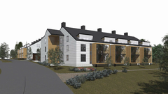 Havainnekuva Ylämyllyntieltä, A1 Arkkitehdit Oy