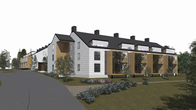 Havainnekuva Ylämyllyntieltä, A1 Arkkitehdit Oy