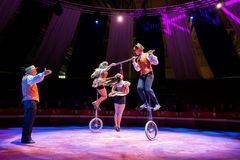 Sirkus Finlandian päivittäisissä näytöksissä on huimaa akrobatiaa, taikuutta ja klovneja.