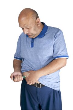 Insuliinin pistäminen