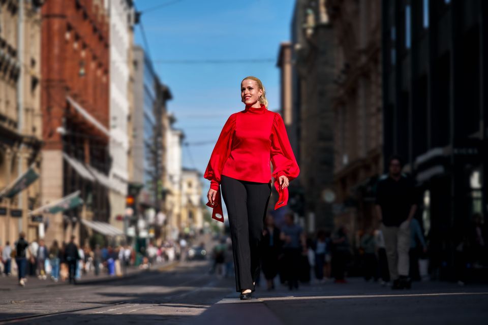 Kuvassa MURU Productions yrittäjä Eija Ranua
