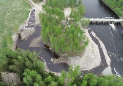 Pomarkunjoen Riuttaan valmistunut kalatie. © Ilkka Myllyoja.