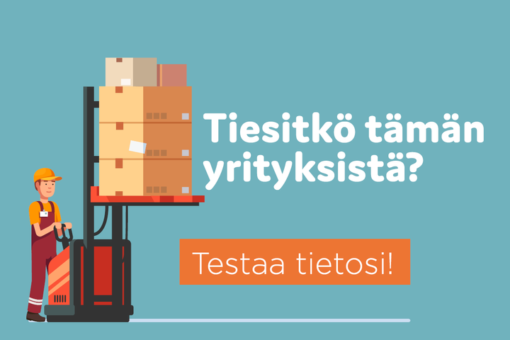 Testaa tietosi yrityksistä Yritykset Suomen rakentajina -sivustolla.