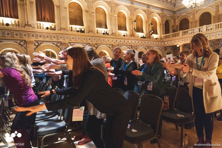 Mimmit vauhdissa Vanhalla 2018 syksyllä - vielä vauhdikkaampaa menoa tiedossa Wanhassa Satamassa 30.8.2019! Kuva: Ohjelmisto- ja e-business ry