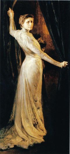 Albert Edelfelt: Ida Aalberg, 1902. Suomen Kansallisteatteri. Kuva: Kansallisgalleria, Hannu Aaltonen.