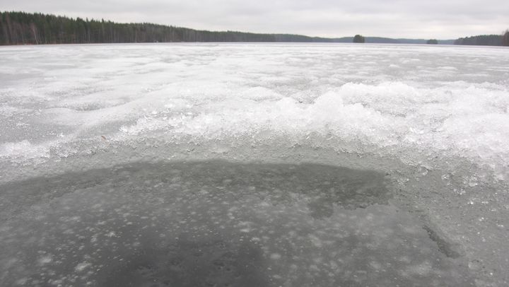 Keväinen jää. Kuva: Juho Kotanen. Vapaa julkaistavaksi.