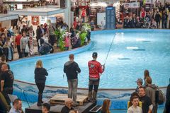 GoExpossa oli tekemistä myös kalastajille. Kuva: Messukeskus