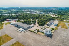 Ilmakuva Malminkentästä 2021. Kuva: Lauri Rotko.