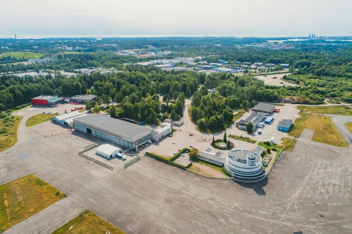 Ilmakuva Malminkentästä 2021. Kuva: Lauri Rotko.