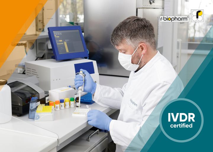 R-Biopharm's quality management system is IVDR certified