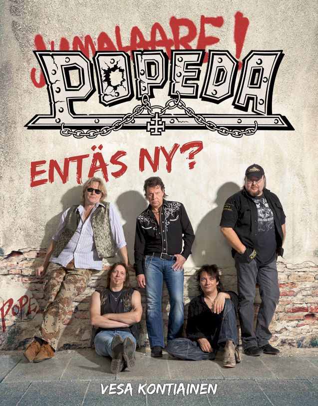 Popedan Entäs ny? -historiikki on esillä Helsingin Kirjamessuilla 22.–25.10.