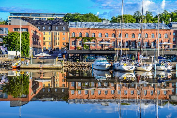 DNA has expanded its networks in many areas in the Turku region. State-of-the-art 5G speeds are achieved, for example, in the guest harbour. Photo: City of Turku, photographer: Pekka Vallila.