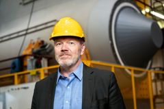 Teknikdirektör Jukka Varis på ABB Marine & Ports framdrivningsenhet. Bild: Markus Sommers