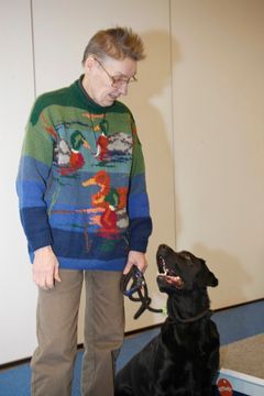 Sankarikoira: Labradorinnoutaja Dandy, Marita Packalen.
Kuva: Jukka Kaitala/STT Info Kuva. Kuvat ovat vapaasti käytettävissä. Kuvia julkaistaessa pyydämme mainitsemaan lähteen: kuvaajan nimi ja STT Info Kuva.
Kuvat ovat painokelpoisia. Jos kuva ei suur