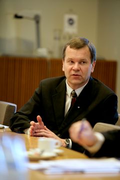 Toimitusjohtaja Pauli Heikkilä arvioi yrityksissä vallitsevaa ilmapiiriä edelleen odottavaksi.
Kuva: Jakke Nikkarinen/STT Info Kuva. Kuvat ovat vapaasti käytettävissä. Kuvia julkaistaessa pyydämme mainitsemaan lähteen: kuvaajan nimi ja STT Info Kuva.