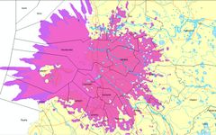 DNA:n Kiimingin lähetin käynnistyi 28.9. ja kattaa Oulun seudun pohjoiset osat.