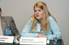 Sandra Bürger on ollut osallistumassa Q4C-laatukriteereiden laatimiseen. Kuva: Johanna Viljakainen/STT Info Kuva. Kuvat ovat vapaasti käytettävissä. Kuvia julkaistaessa pyydämme mainitsemaan lähteen: kuvaajan nimi ja STT Info Kuva.
Kuvat ovat painokel