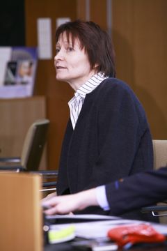 Erikoistutkija Sirkku Laapotti Turun yliopiston psykologian laitokselta puhui tilaisuudessa. Kuva Johanna Viljakainen. Kuvat ovat vapaasti käytettävissä. julkaistaessa pyydämme mainitsemaan lähteen kuvaajan nimi/STT Info Kuva.