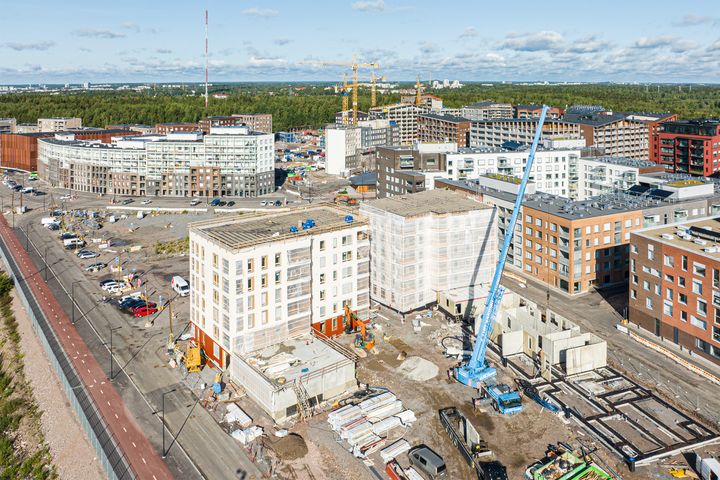 Asuntosäätiön asumisoikeuskohde Kuormakatu 6 Pohjois-Pasilassa Helsingissä.