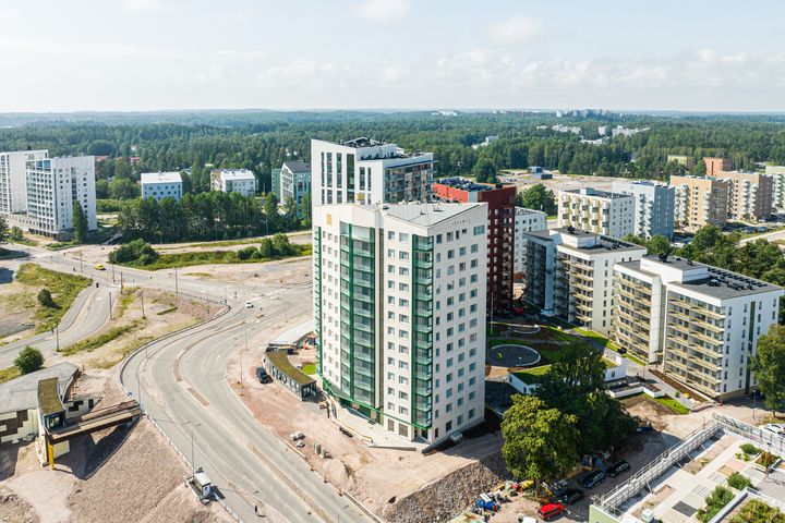 Asuntosäätiön uudiskohde Finnoonsilta 17 Espoon Finnoossa.