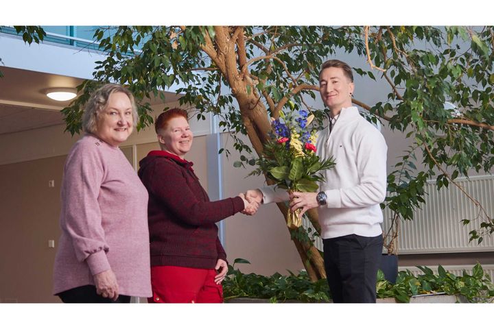 Asukastoimikunnan jäsenet ja aluevastaaja Jonne Jonninen