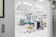 Kuvassa Coxan leikkaussali