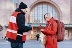 Nälkäpäivän lipaskeräys järjestettiin ympäri Suomen 26.–28.9. Kuva: Joonas Brandt