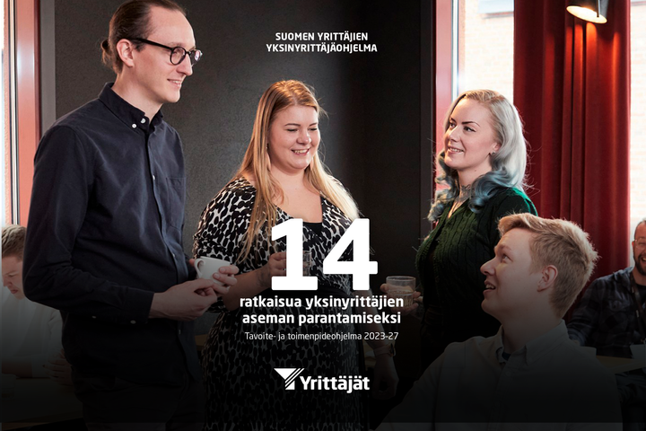 Suomen Yrittäjien Yksinyrittäjäohjelma: Tavoite- ja toimenpideohjelma 2023-2027