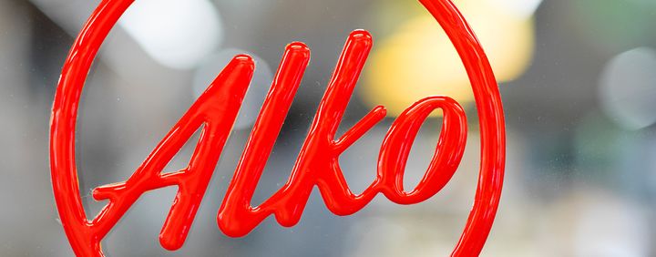 Punainen Alko-logo