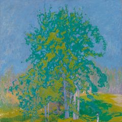 Ellen Thesleff: Decorative Landscape (1910). Finnish National Gallery / Ateneum Art Museum. Photo: Finnish National Gallery / Yehia Eweis