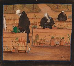 Hugo Simberg: The Garden of Death (1896). Finnish National Gallery / Ateneum Art Museum. Photo: Finnish National Gallery / Jenni Nurminen.