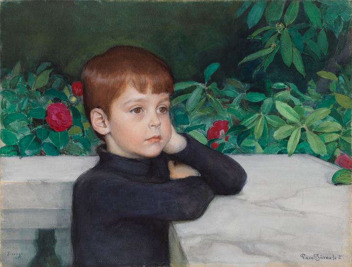 Eero Järnefelt: Portrait of the Artist's Son (Heikki Järnefelt); 1897. Finnish National Gallery / Ateneum Art Museum, Antell collection. Photo: Finnish National Gallery / Hannu Pakarinen