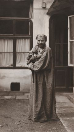 Gustav Klimt, kuvaaja Moriz Nähr, n. 1911, Wien Museum. Kuva: CC0