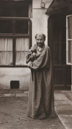 Gustav Klimt, kuvaaja Moriz Nähr, n. 1911, Wien Museum. Kuva: CC0