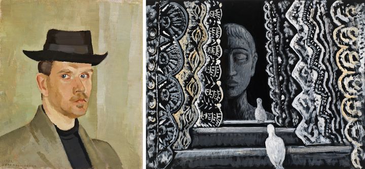 On the left: Eero Nelimarkka: Self-Portrait (1922). Finnish National Gallery Collection / Ateneum Art Museum. Photo: Finnish National Gallery / Hannu Pakarinen. On the right: Arcana Borealis: Elga Sesemann: Bird (1940–1949). Finnish National Gallery Collection / Ateneum Art Museum, Yrjö and Nanny Kaunisto Collection. Photo: Finnish National Gallery / Jenni Nurminen. Please Note! Download the images and texts below or from the media folder (link below).