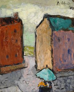 Elga Sesemann: Blomsterförsäljerska (1946). Finlands Nationalgalleris samling / Konstmuseet Ateneum. Bild: Finlands Nationalgalleri / Hannu Pakarinen.