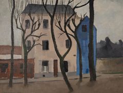 Eero Nelimarkka: Hus i Frankrike (1920). Nelimarkka-Rahasto sr., Nelimarkka-museet. Foto: Aja Lund.