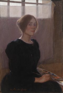 Elin Danielson-Gambogi: Omakuva (1900). Kansallisgallerian kokoelma / Ateneumin taidemuseo, Antellin kokoelmat Kuva: Kansallisgalleria / Jenni Nurminen.