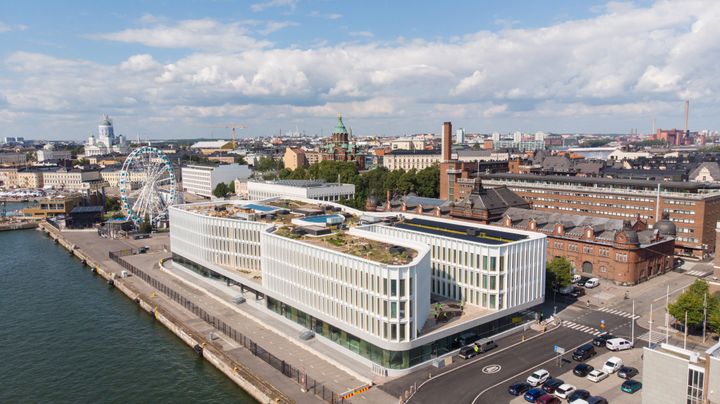 Katajanokan Laiturin ulkokuva.