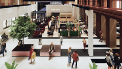 Havainnekuva, Siperian aukio, Siperian liikekeskus.