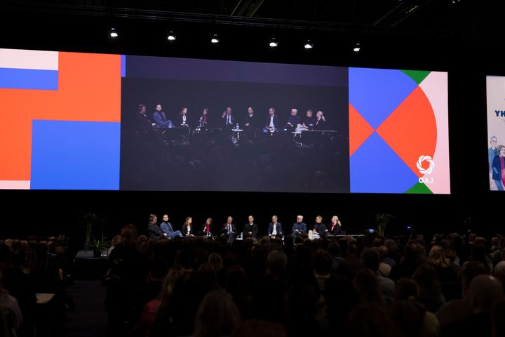 Presidenttiehdokkaiden viimeinen suuri tentti kuultiin Educa-messuilla lauantaina 27.1.2024. Kuva: Helsingin Messukeskus / Anna Autio.