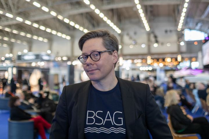 Baltic Sea Action Group on venemessujen vastuullisuuskumppani 2024. Kuvassa BSAG:n toimitusjohtaja Ville Wahlberg.