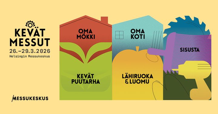 Messukeskuksen suurimpiin kuluttajatapahtumiin lukeutuva Kevätmessut toi viime keväänä yhteen 62 000 kävijää ja yli 500 yritystä.