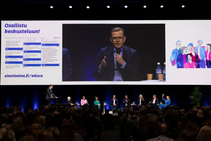 Educassa luodataan sivistyksen ja suomalaisen koulutuksen tulevaisuuden suuntaa. Kuva vuoden 2025 Educasta.