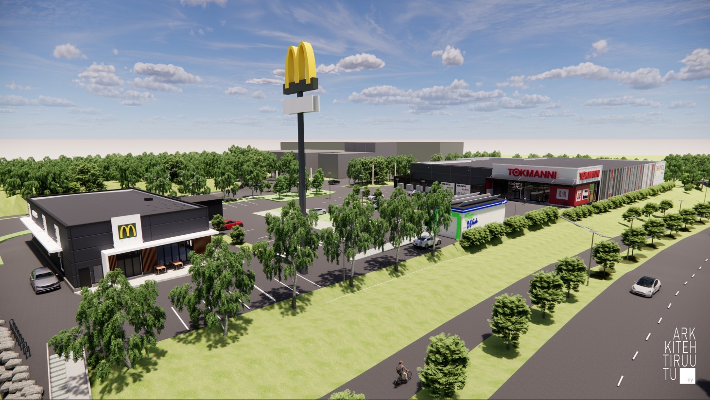 Vantaan Kivistöön nousee McDonald’s ja uusi autopesu