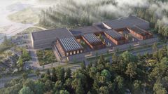 Havainnekuva Turun kokoelmakeskuksesta, jonka kehitysvaiheen projektinjohtourakoitsijaksi on valittu Hartela.